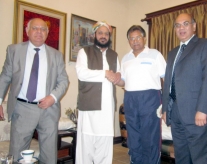 سابق وزیر اعظم اور آرمی چیف جنرل پرویز مشرف کے ساتھ ملاقات
